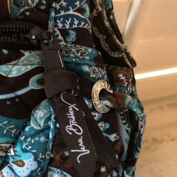 Vera Bradley messenger bag, Java Blue - Picture 8 of 10